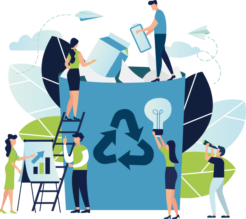 Ilustração Recicla Brasil